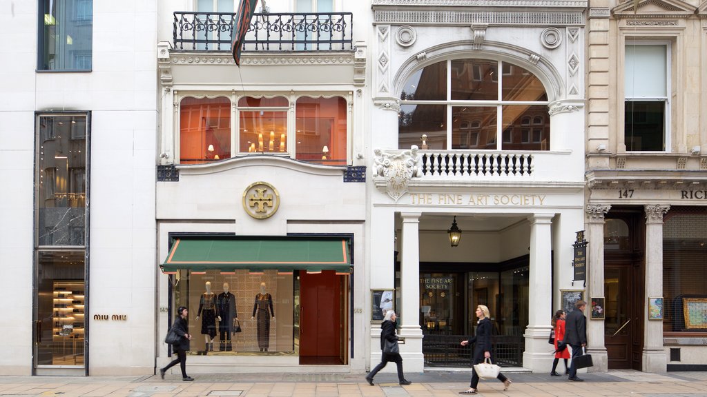 London showing street scenes and heritage elements