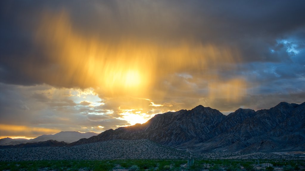 Nevada che include paesaggi rilassanti e tramonto