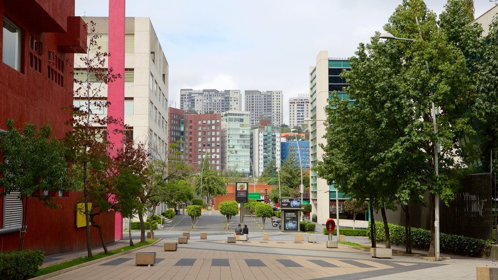 Santa Fe ofreciendo un parque o plaza y una ciudad