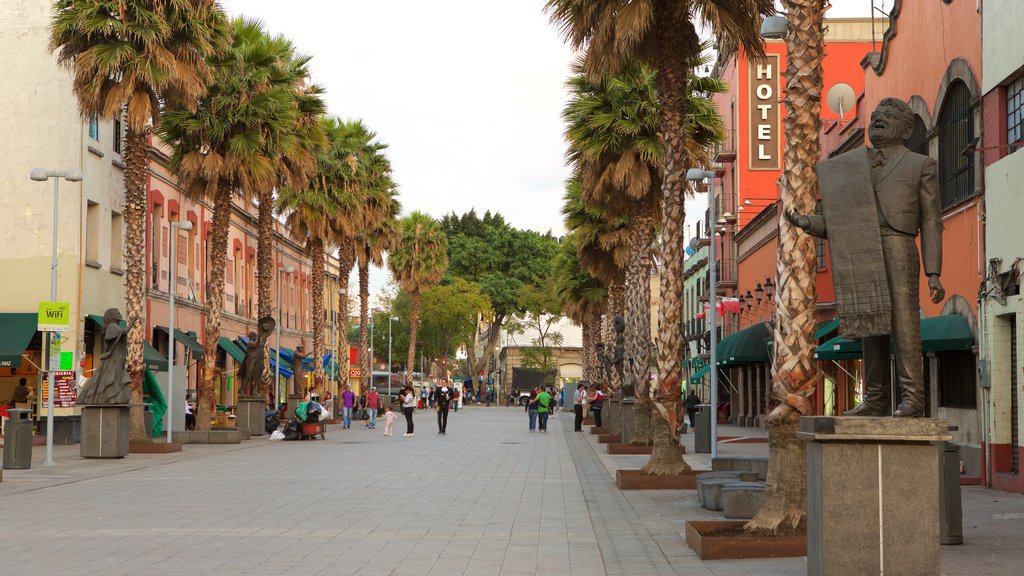 Mexico City showing street scenes