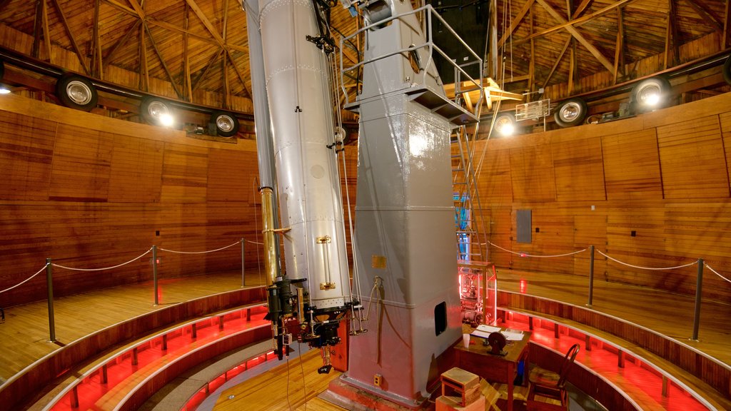 Lowell Observatory mettant en vedette vues intérieures et observatoire