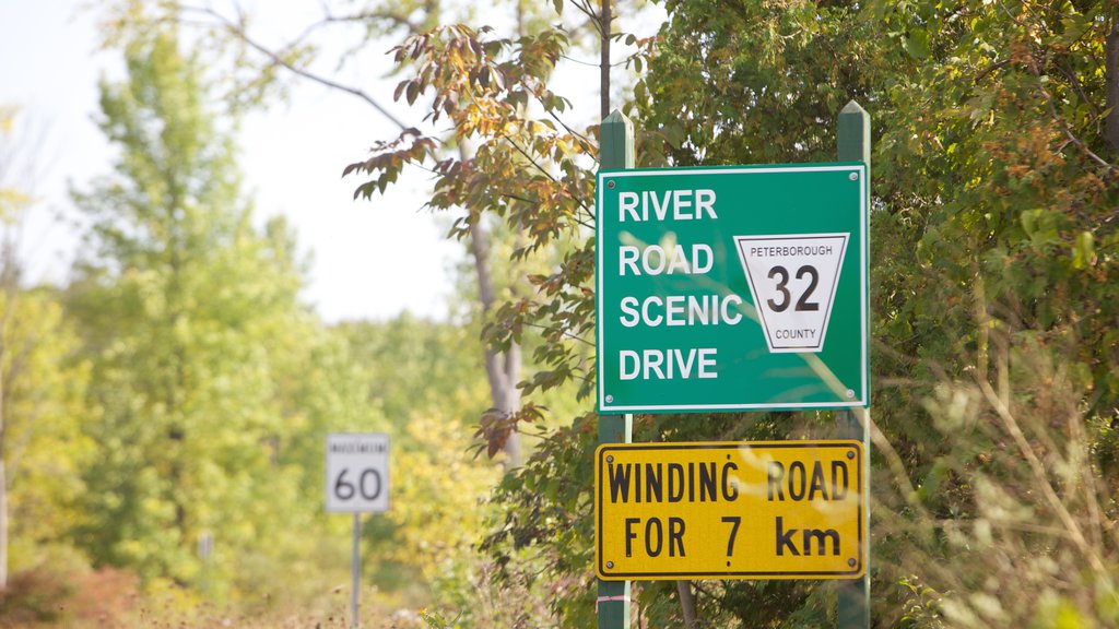 Peterborough showing signage