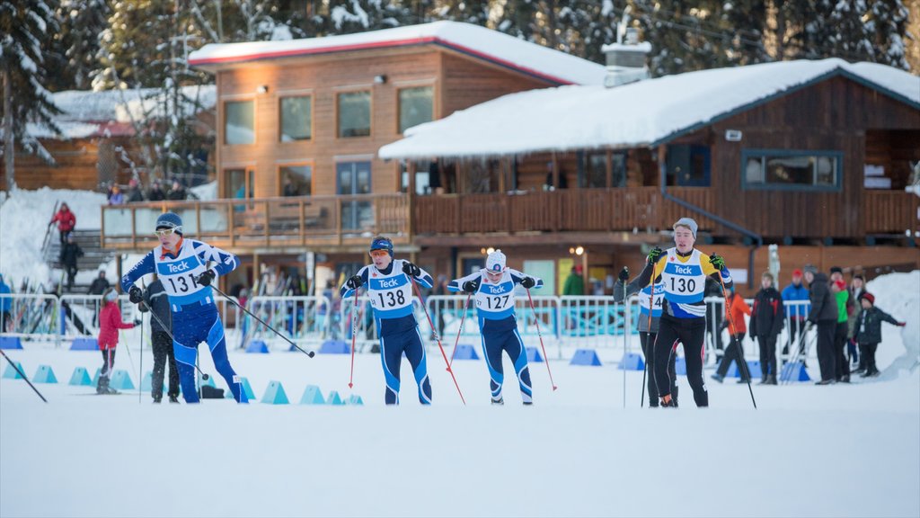 Prince George ofreciendo nieve, esquiar en la nieve y un evento deportivo