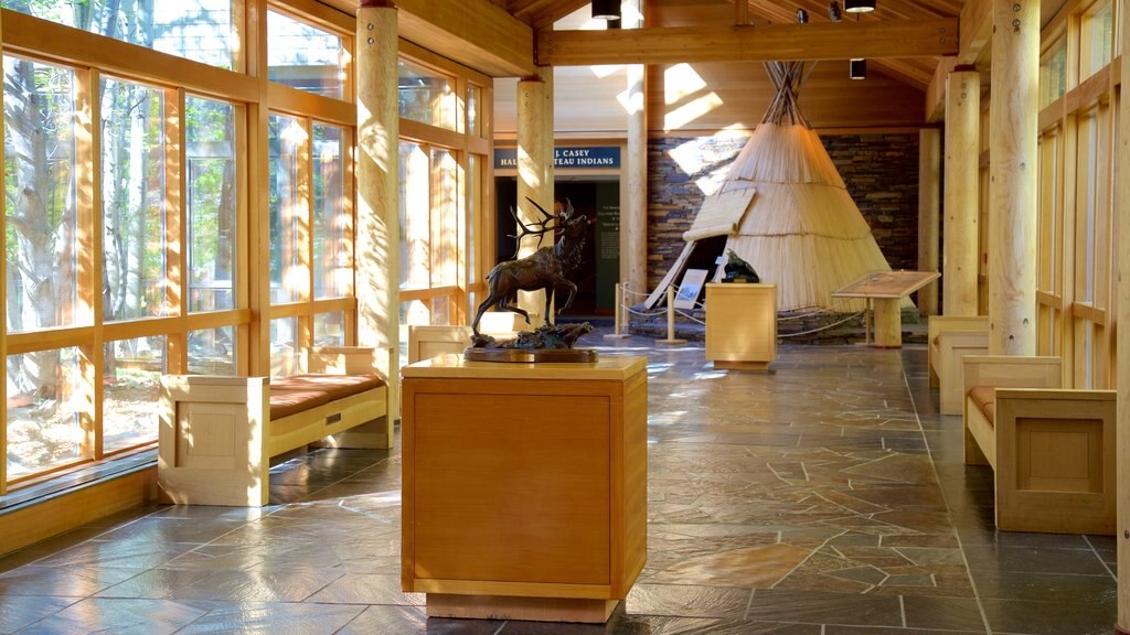 High Desert Museum featuring interior views