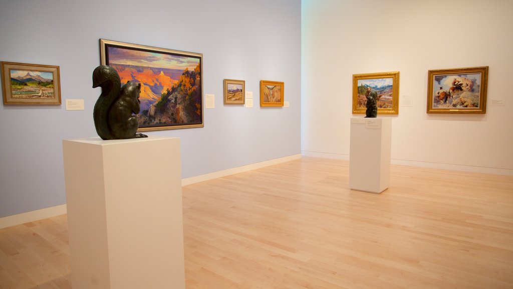 Tacoma Art Museum showing art and interior views