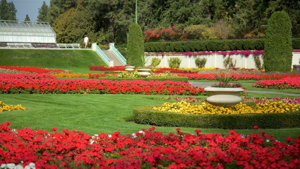 Manito Park que incluye un jardín