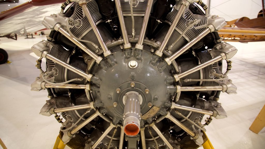 Pearson Air Museum showing aircraft and interior views