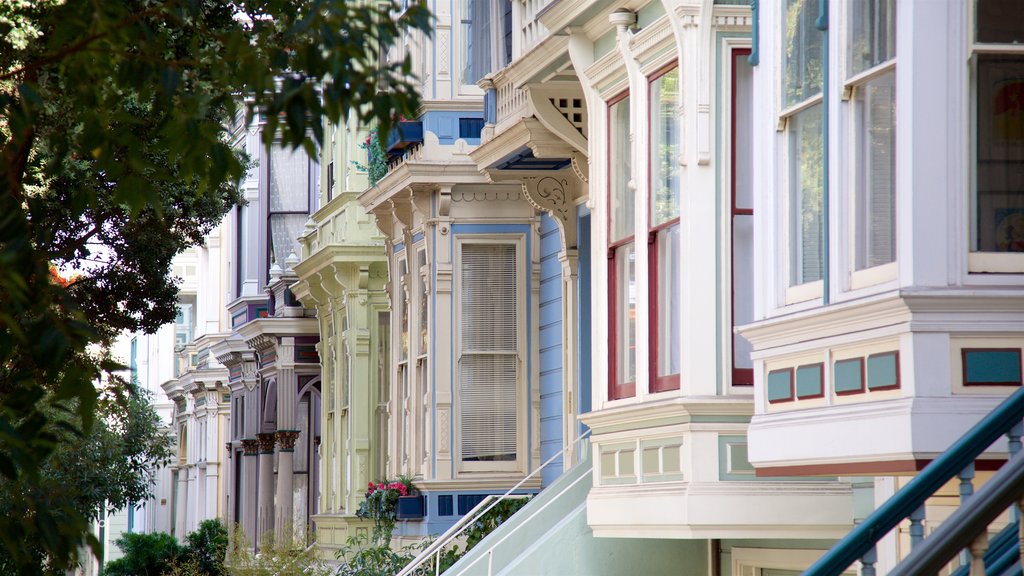 Western Addition showing a house, a coastal town and heritage architecture