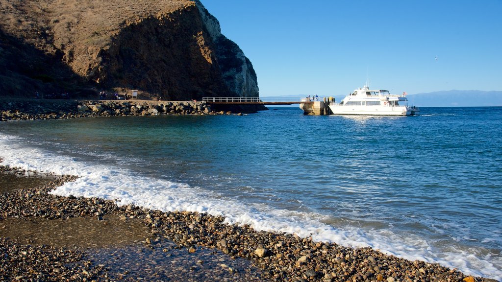 Ventura featuring a pebble beach and boating