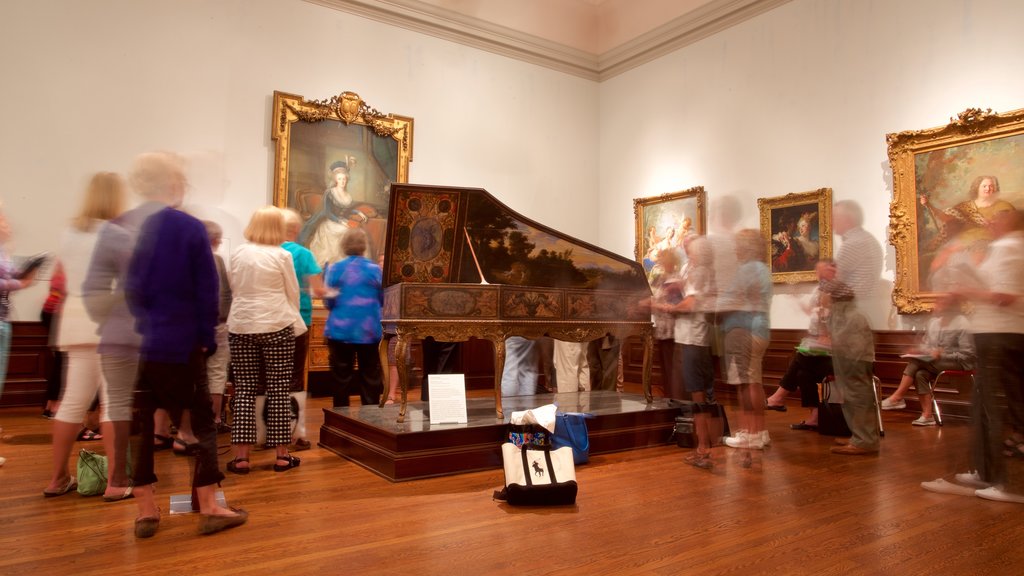 Ringling Museum of Art featuring interior views