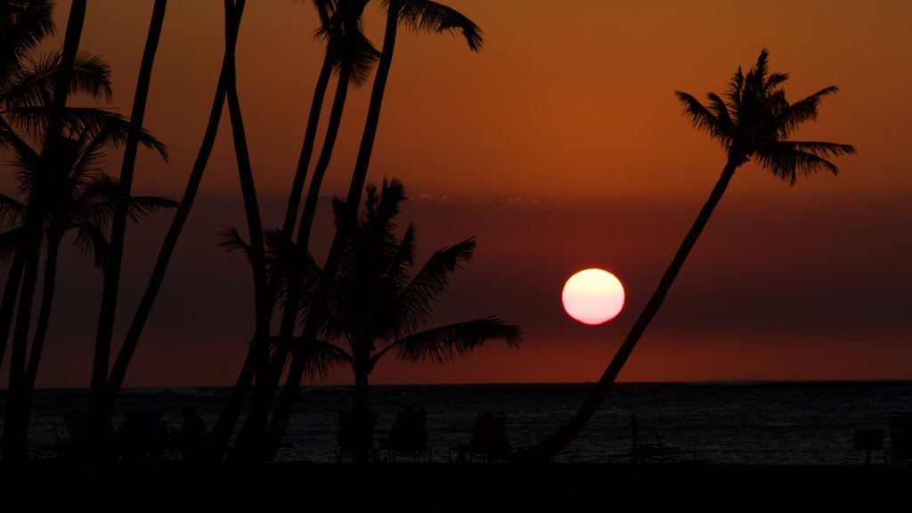 Hawaii featuring a sunset