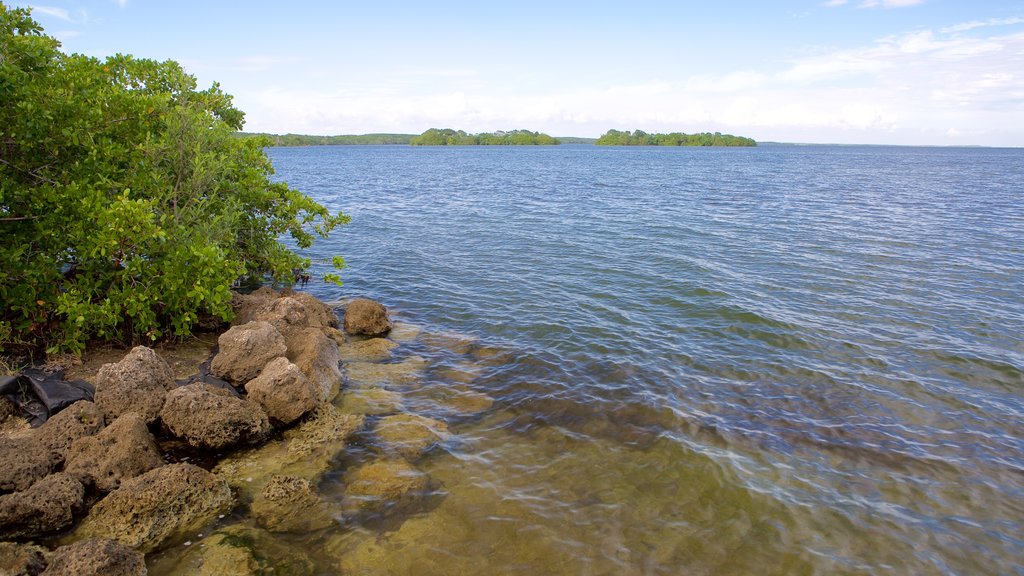 Parc national de Biscayne qui includes vues littorales