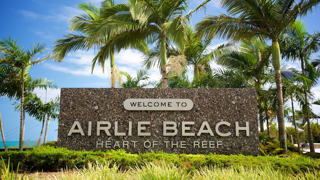 Whitsunday Coast showing signage