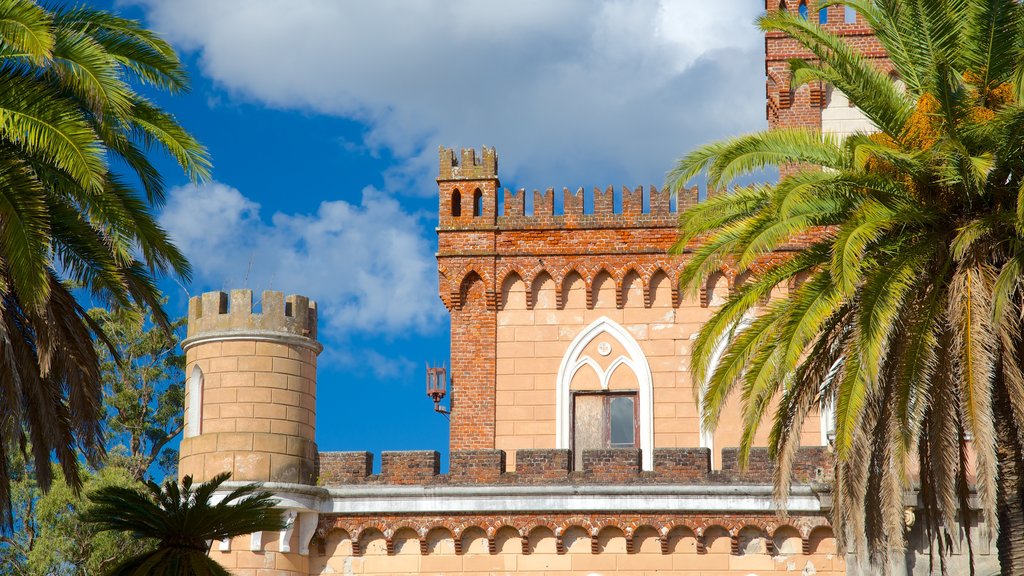 Piriapolis showing heritage architecture and a castle