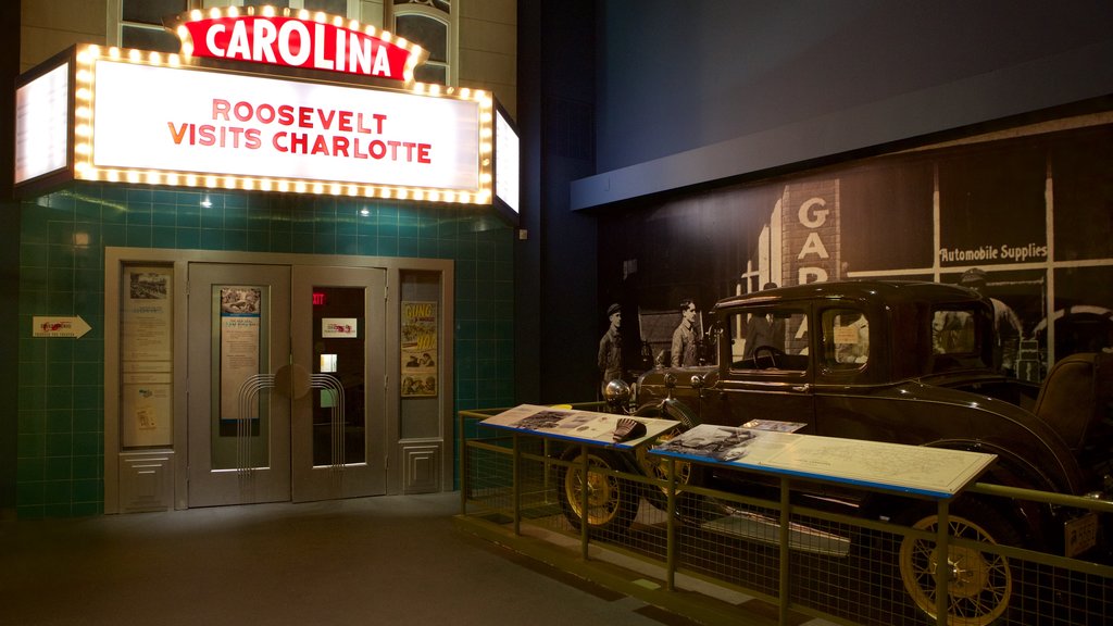 Levine Museum of the New South showing interior views