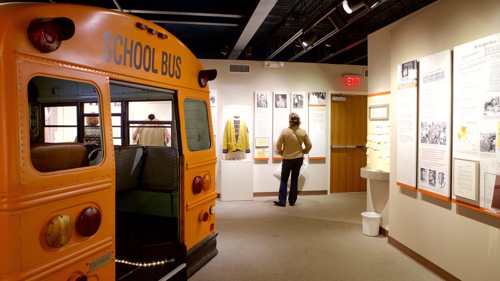 Levine Museum of the New South featuring interior views