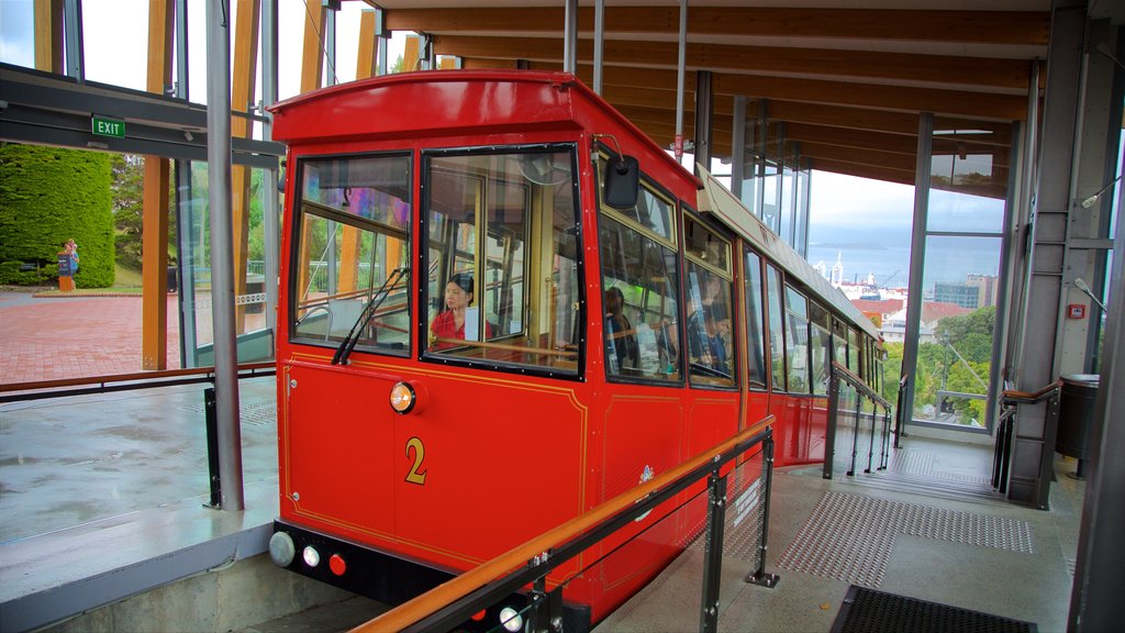 Wellington Cable Car showing railway items