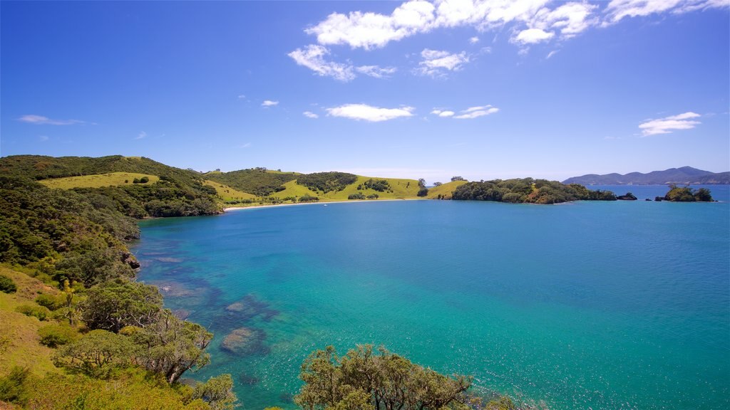 Russell which includes tranquil scenes and a bay or harbour