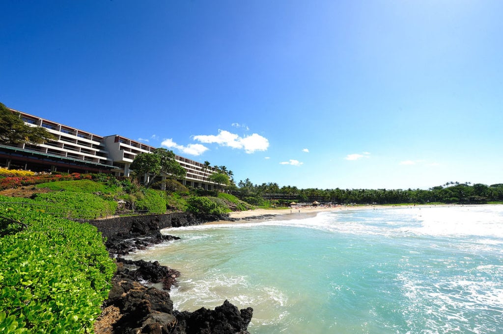 view of mauna kea beach hotel and the sea
