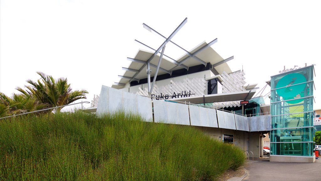 Puke Ariki showing modern architecture