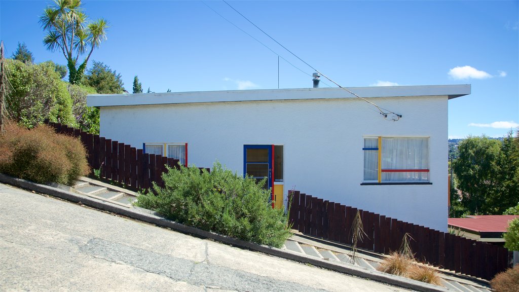 Baldwin Street toont een huis