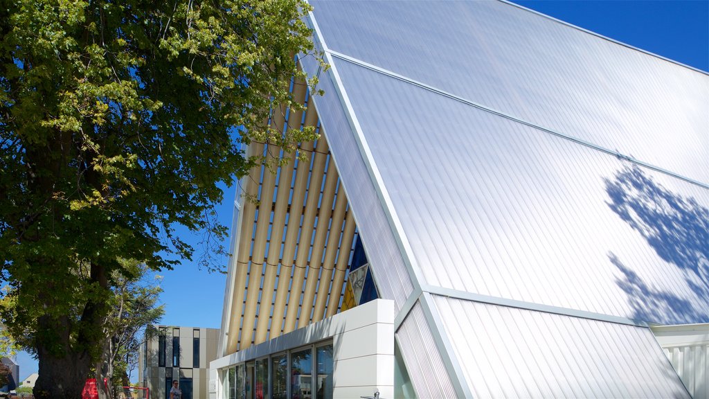 Cardboard Cathedral featuring modern architecture