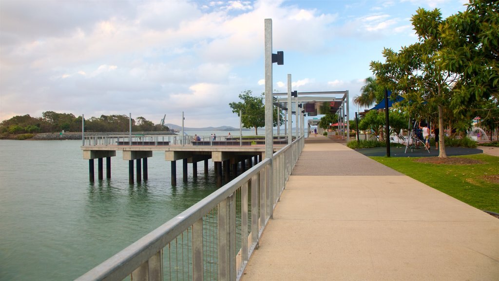 Gladstone featuring a river or creek and a park