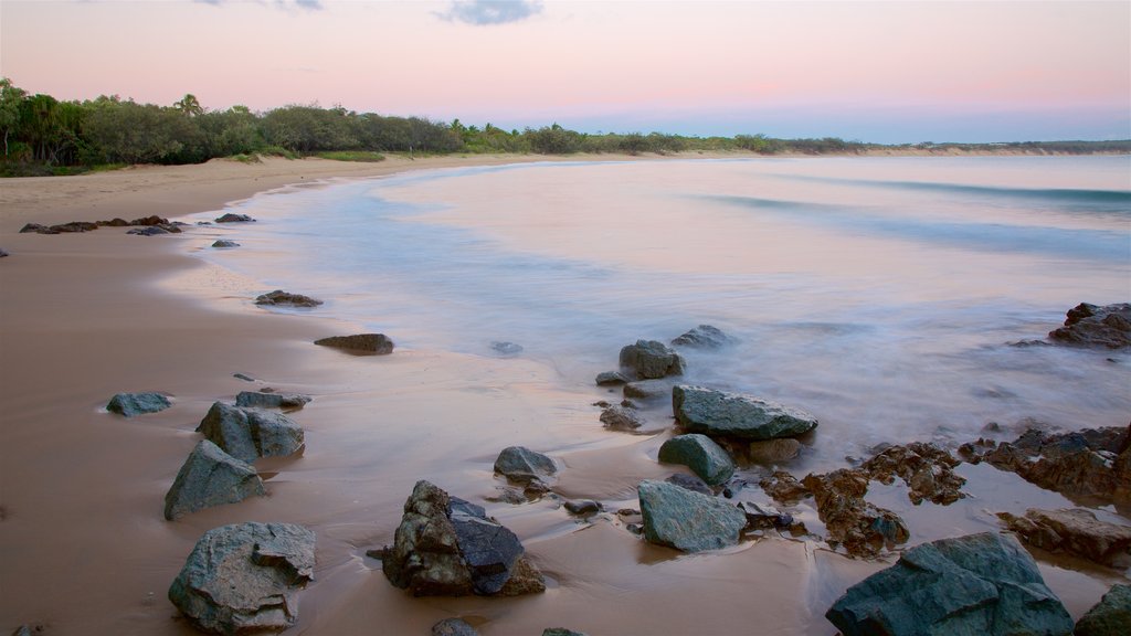 Agnes Water Beach featuring general coastal views and a sandy beach