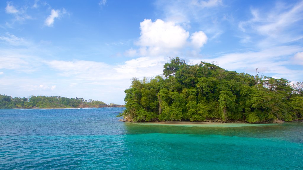 Port Antonio das einen allgemeine Küstenansicht