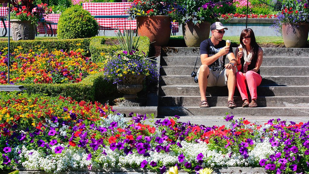 Jardines Butchart ofreciendo un jardín y también una pareja