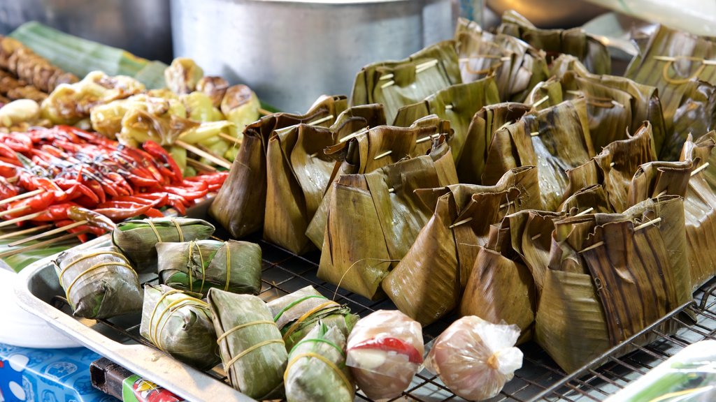 Koh Samui mostrando mercados e comida