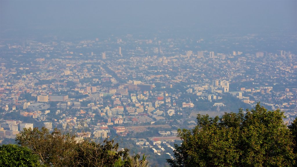 Wat Phrathat Doi Suthep which includes a city