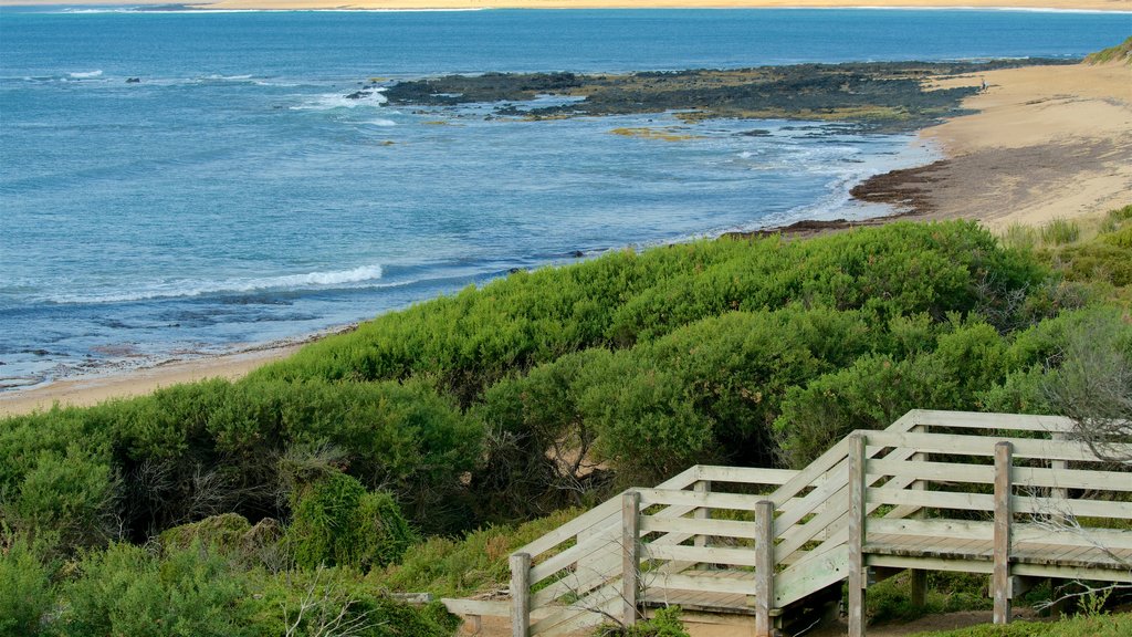 Phillip Island que inclui uma praia de areia