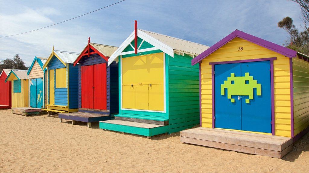 Plage de Brighton mettant en vedette une plage de sable