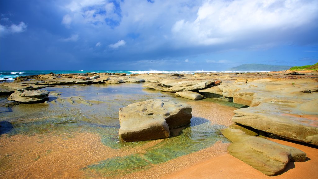 Central Coast showing rocky coastline and a bay or harbour