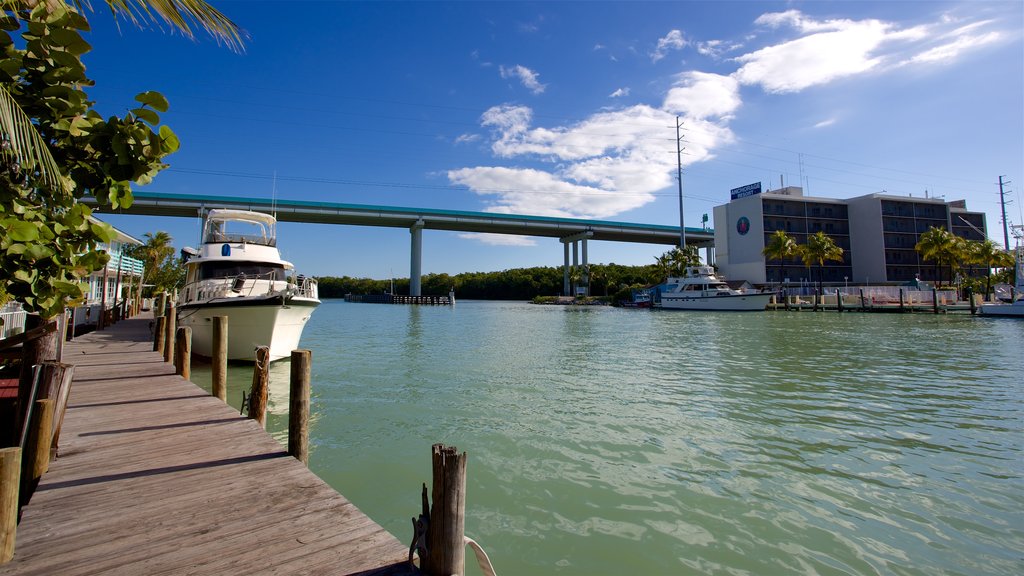 Key Largo which includes a river or creek