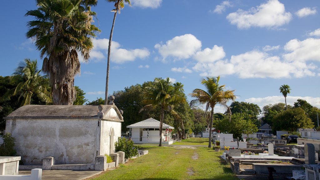 Key West Cemetery mostrando um cemitério