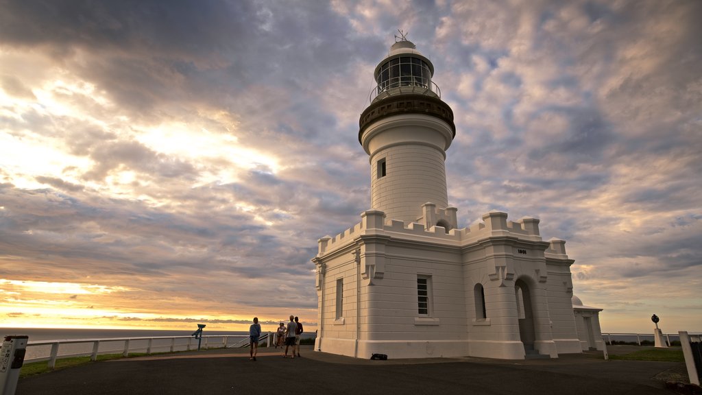 Faro de Cabo Byron mostrando un faro