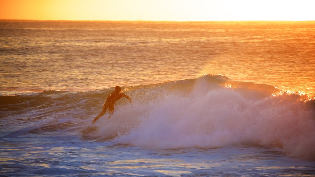 Newcastle montrant vagues et surf