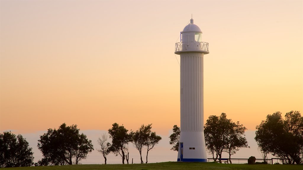 Yamba showing a lighthouse