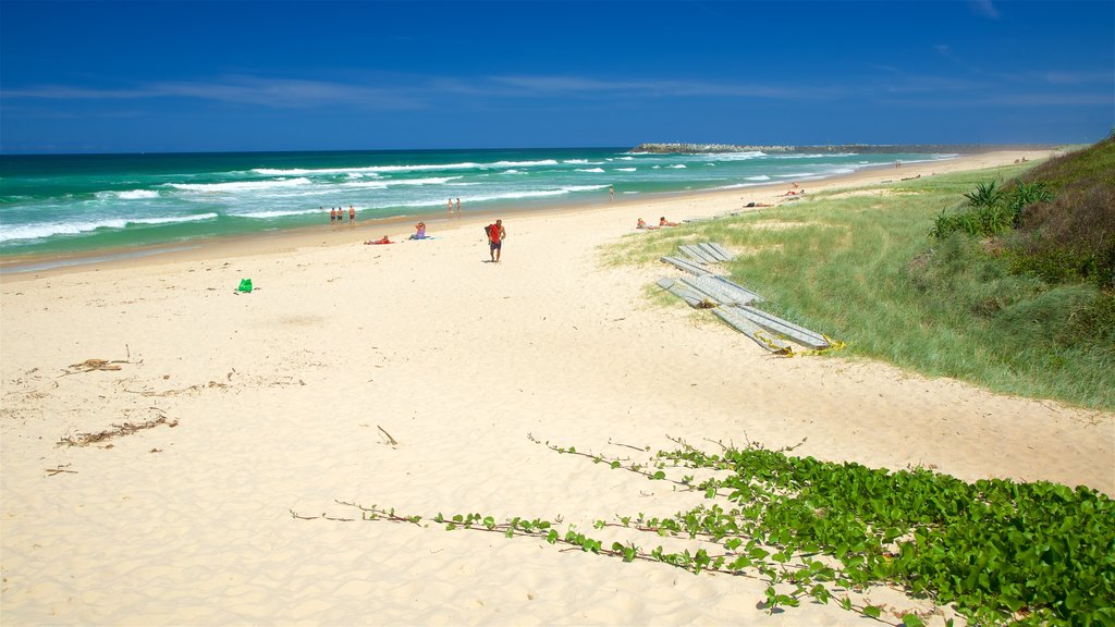 Ballina mostrando una playa