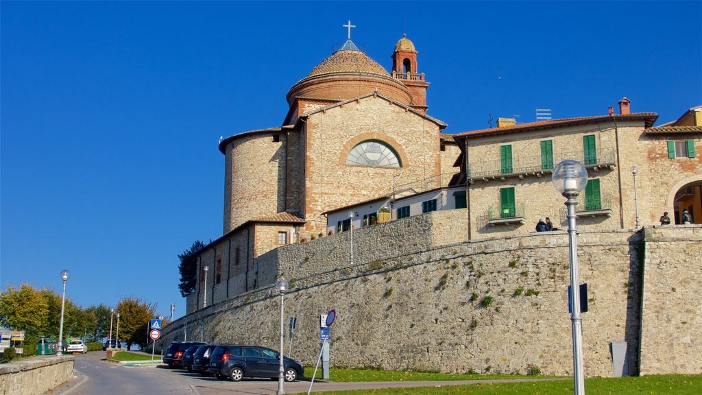 Castiglione del Lago caracterizando uma igreja ou catedral