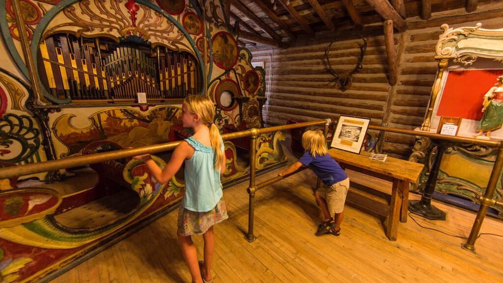 Sydvästra Montana som visar interiörer och historiska element såväl som barn