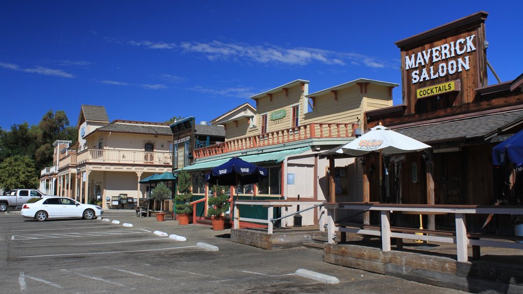 Santa Ynez Valley showing street scenes and signage