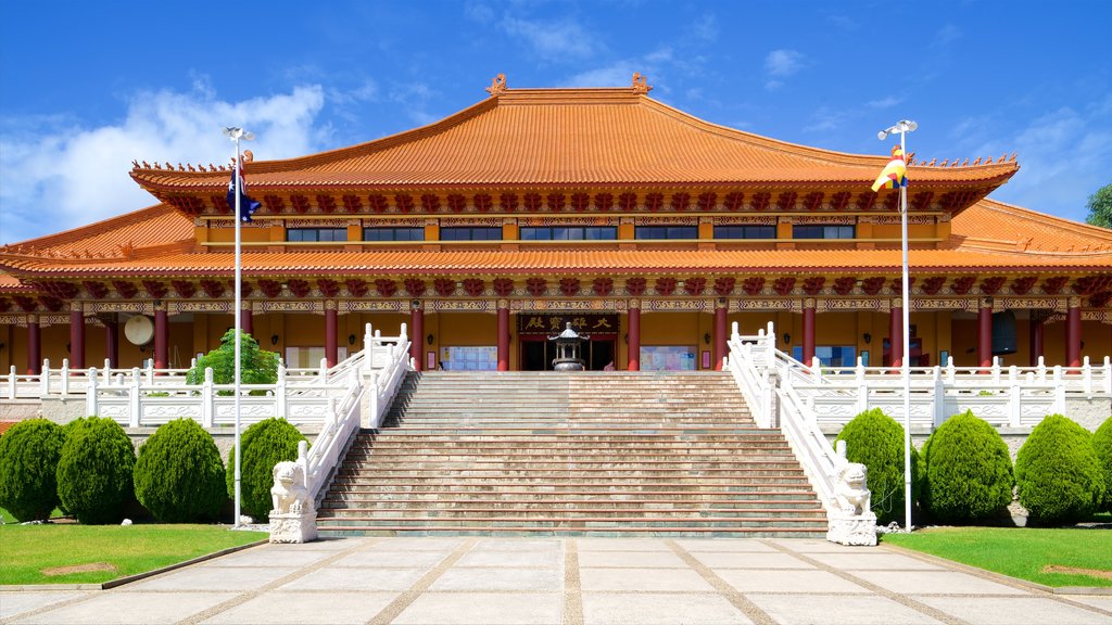 Nan Tien Temple og byder på et tempel eller et tilbedelsessted