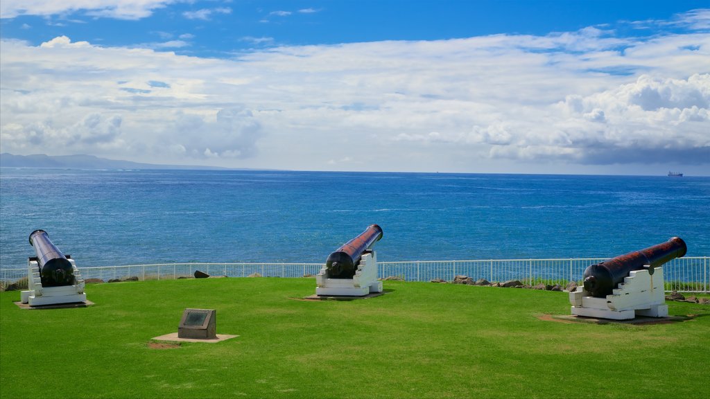 Flagstaff Hill Fort que incluye elementos del patrimonio