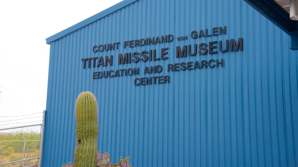 Titan Missile Museum showing signage