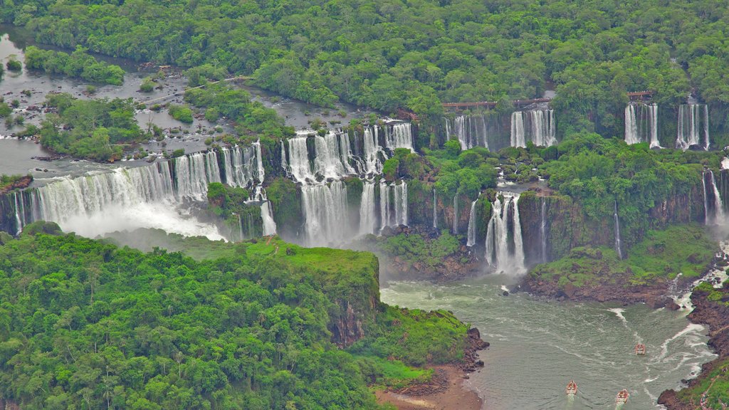 Mesopotamia showing a waterfall, a river or creek and kayaking or canoeing