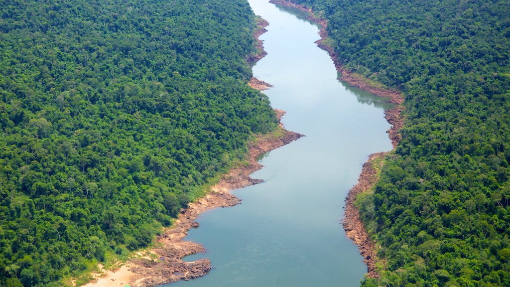 Mesopotamia ofreciendo bosques y un río o arroyo