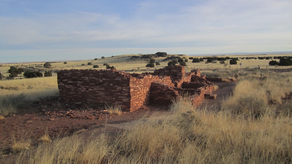 Monumento Nacional de Wupatki mostrando cenas tranquilas